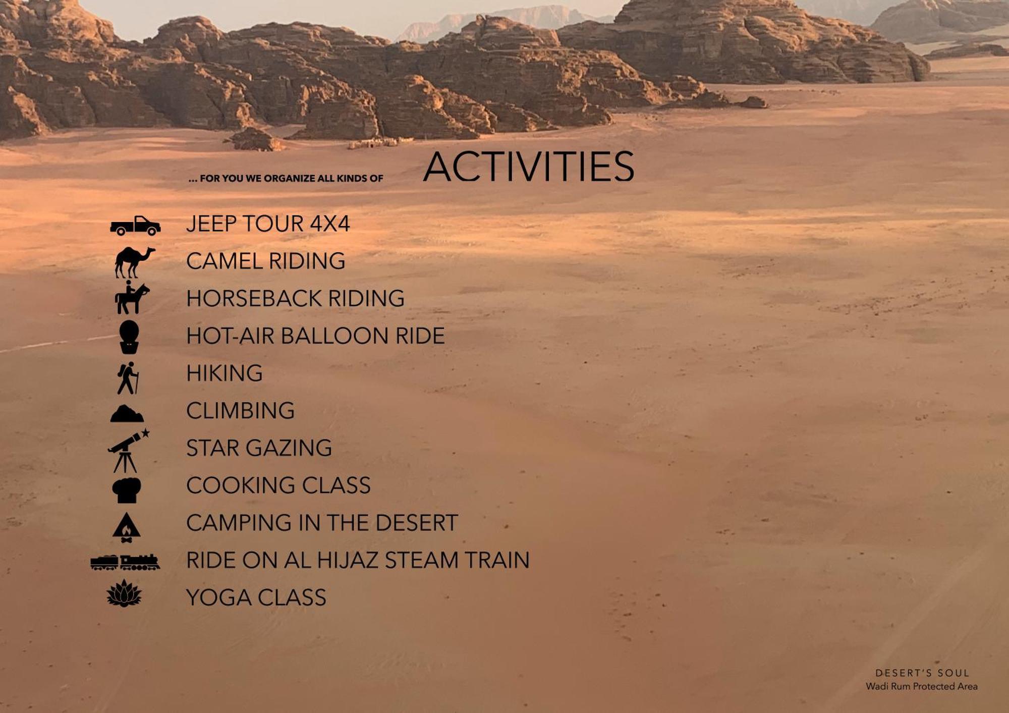 Desert'S Soul Wadi Rum Ad Disah Экстерьер фото